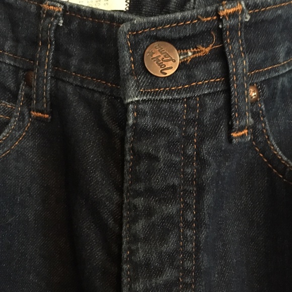 Vintage wide Leg super high waist 70’s jeans - Picture 3 of 7